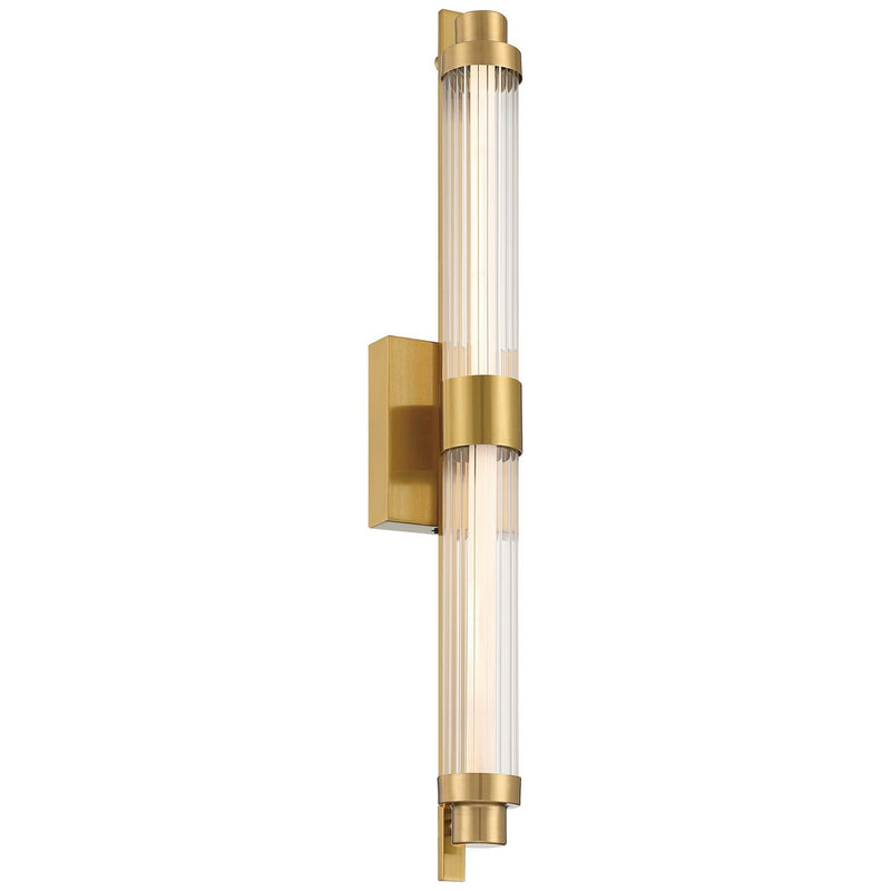 Julia LED Wall Sconce in Antique Brushed Brass