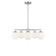 Nube 5-Light Chandelier in Brushed Nickel