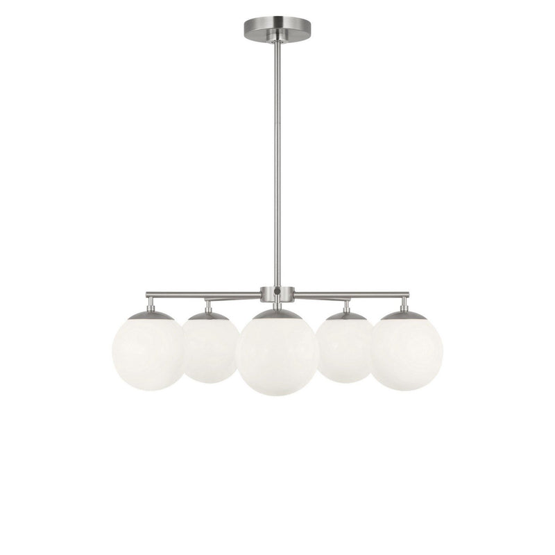 Nube 5-Light Chandelier in Brushed Nickel