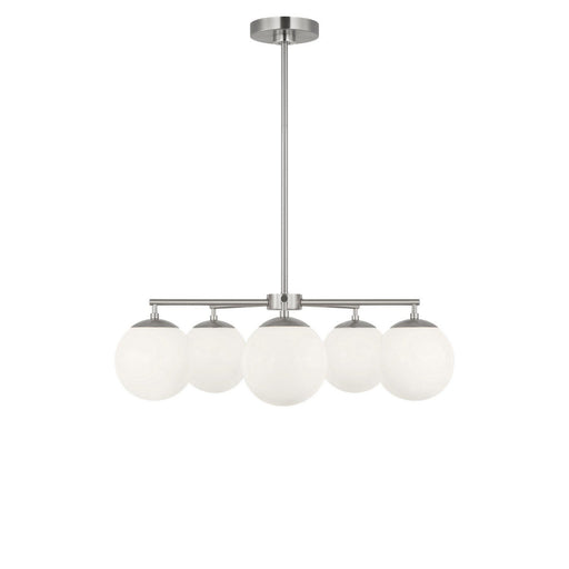Nube 5-Light Chandelier in Brushed Nickel