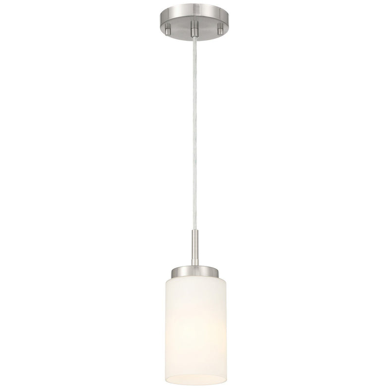 Iris Mini Pendant in Brushed Steel