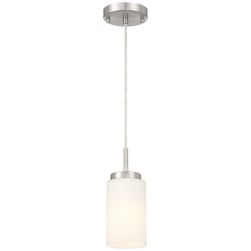 Iris Mini Pendant in Brushed Steel