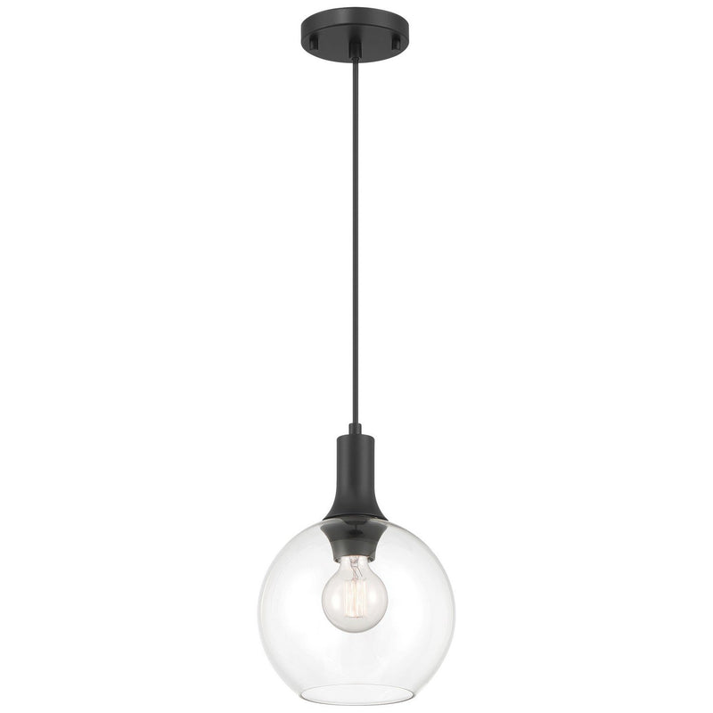 Chantelle Mini Pendant in Matte Black
