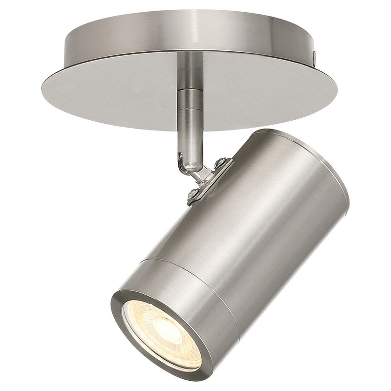 Prado LED Flush Mount in Brushed Steel