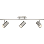 Prado 3-Light LED Track Light in Brushed Steel