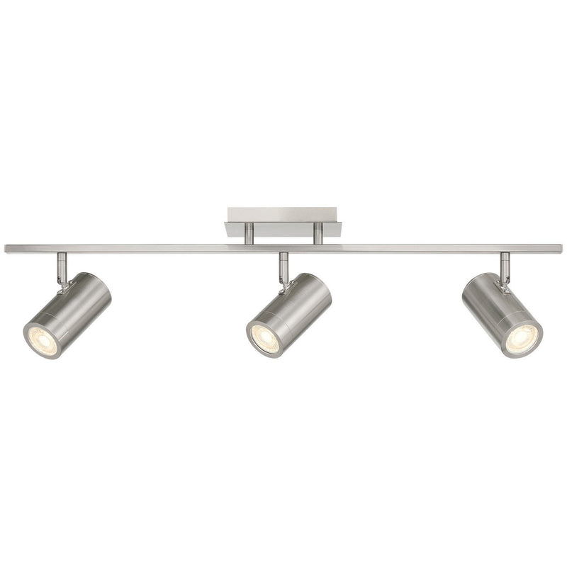 Prado 3-Light LED Track Light in Brushed Steel