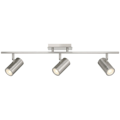 Prado 3-Light LED Track Light in Brushed Steel