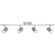 Prado 4-Light LED Track Light in Brushed Steel