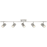 Prado 5-Light LED Track Light in Brushed Steel