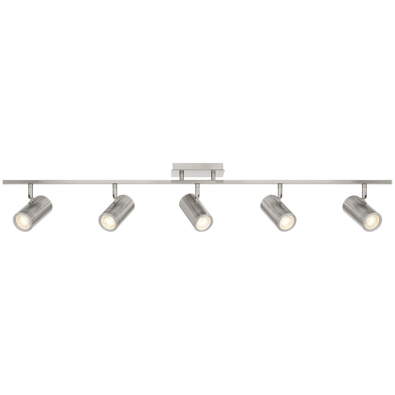 Prado 5-Light LED Track Light in Brushed Steel