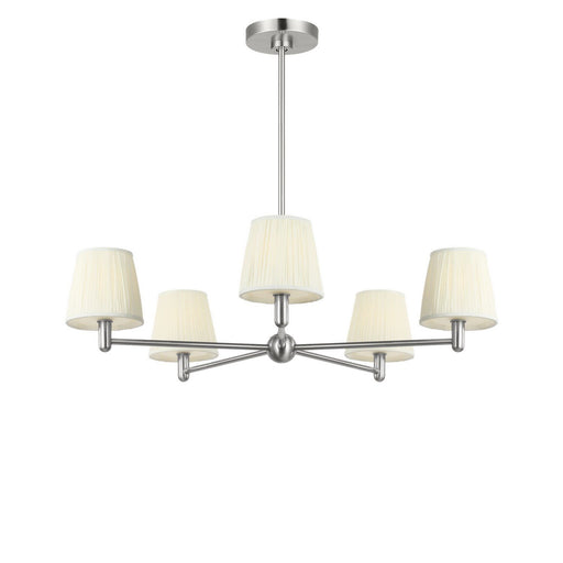 Vilera 5-Light Chandelier in Brushed Nickel