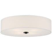 Mid Town 4-Light LED Flush Mount in Matte Black