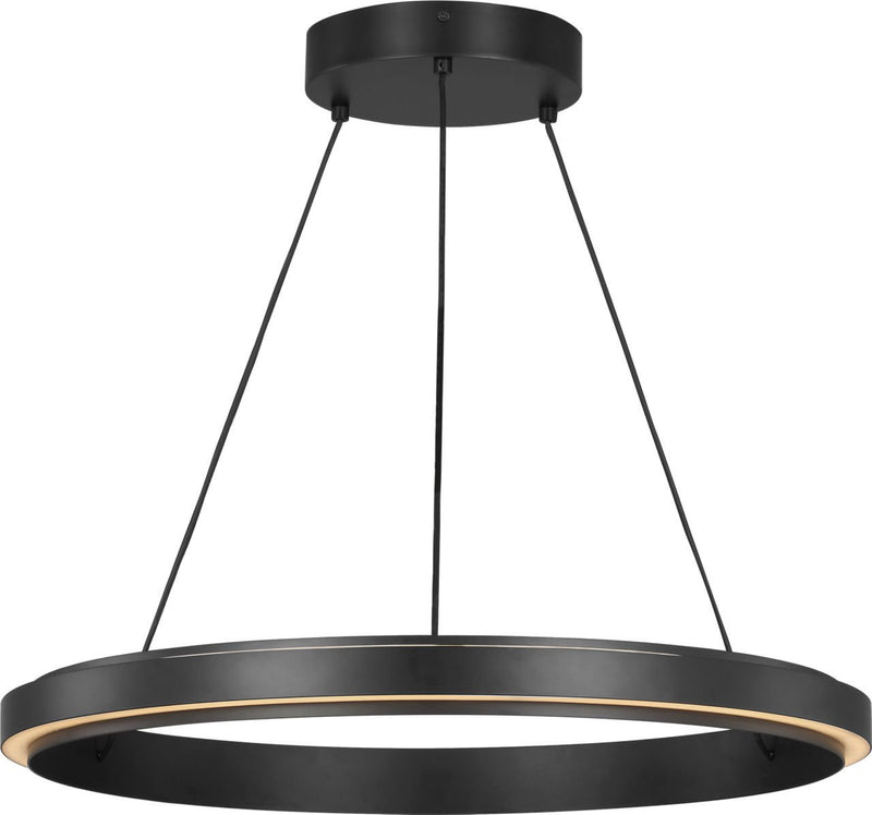 Aro 24" Pendant in Midnight Black