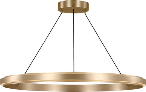 Aro 36" Pendant in Satin Brass