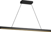 Aro 48" Linear Pendant in Midnight Black