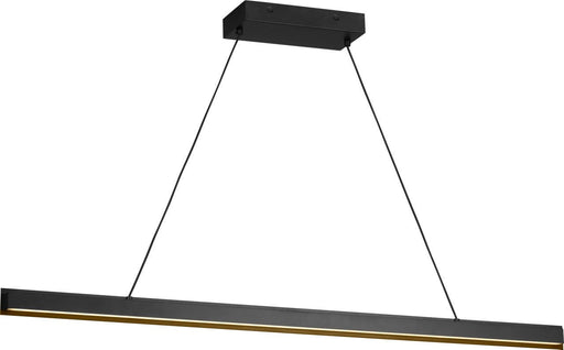 Aro 48" Linear Pendant in Midnight Black
