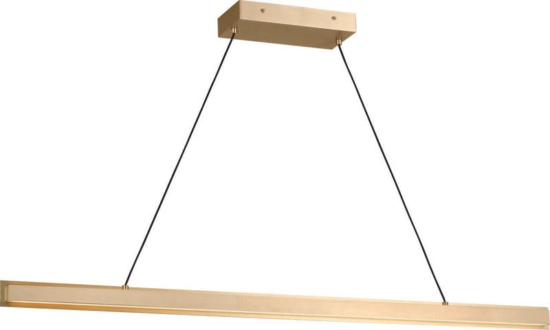 Aro 48" Linear Pendant in Satin Brass
