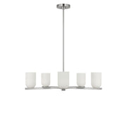 Neblina 5-Light Chandelier in Brushed Nickel