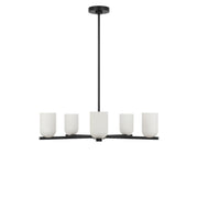 Neblina 5-Light Chandelier in Midnight Black