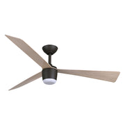 Elavan 52" Outdoor LED Ceiling Fan in Dark Bronze / Ashwood