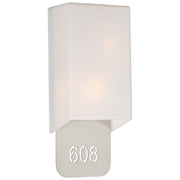 Décor LED Address Light in Brushed Steel
