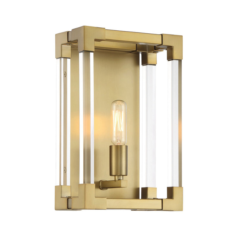 Oro District Wall Sconce in Soft Brass
