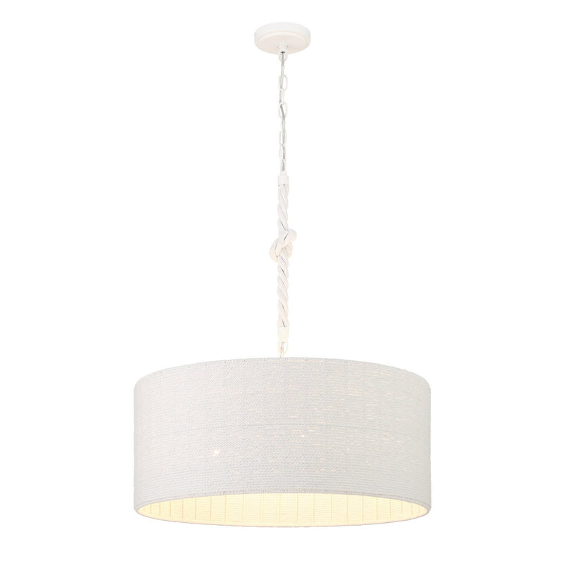 Lodelle 4-Light Pendant in Matte White