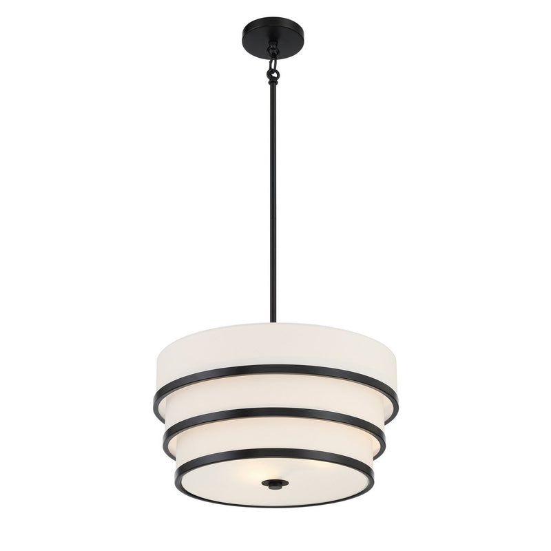 Cascade 3-Light Large Pendant in Coal