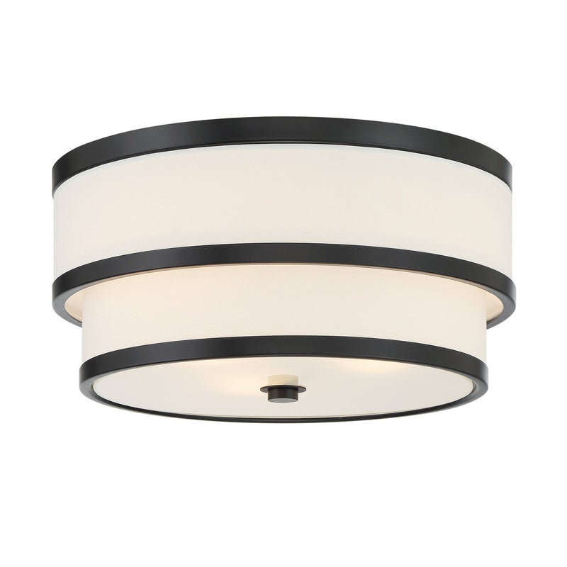 Cascade 3-Light Flush Mount in Coal