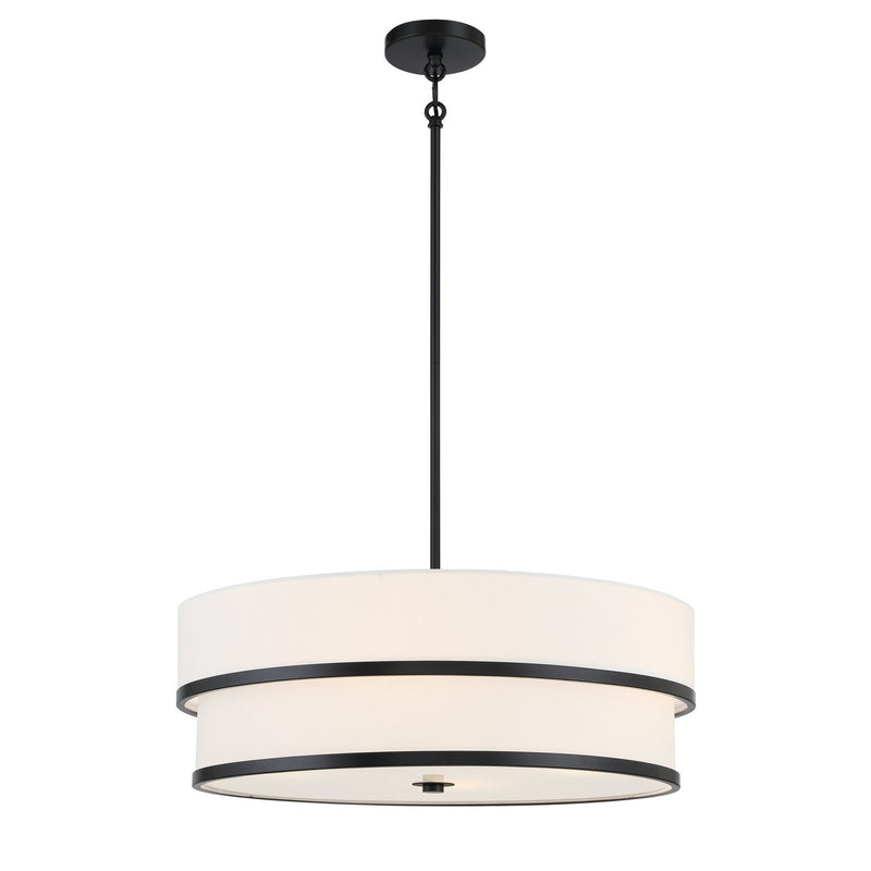 Cascade 4-Light Pendant in Coal