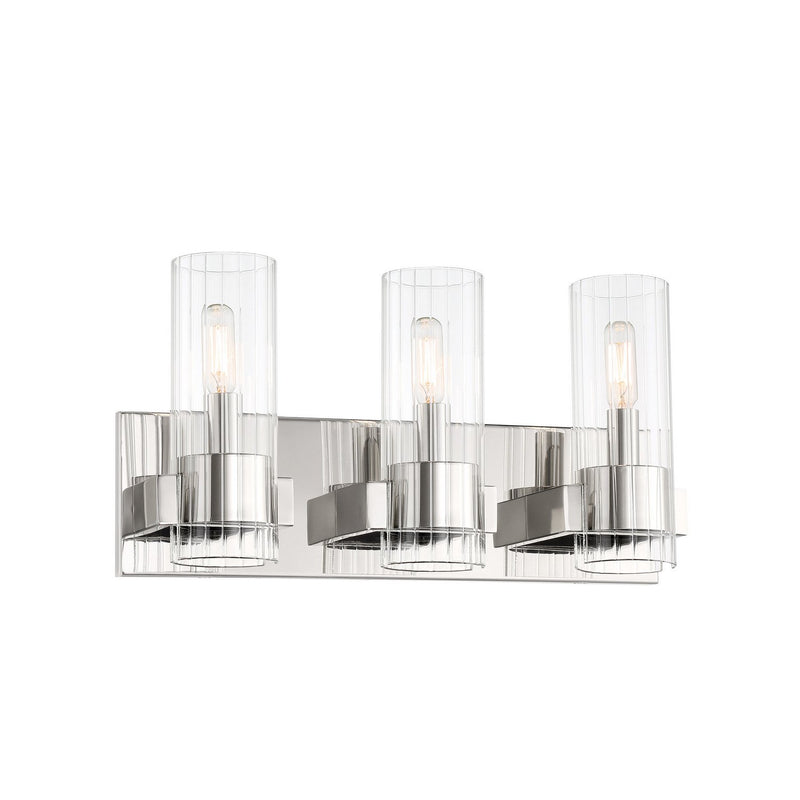 Vernon Place 3-Light Bath Vanity Light in Chrome