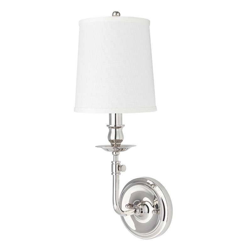 Logan Wall Sconce in Polished Nickel
