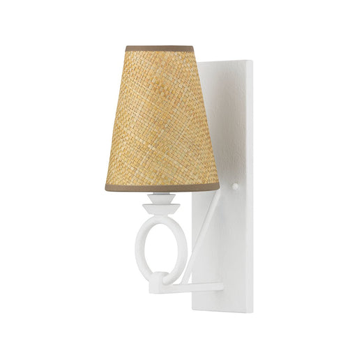 Pendelton Wall Sconce in White Plaster