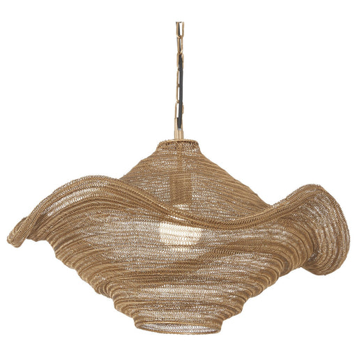Marseille Pendant in Gilded Brass