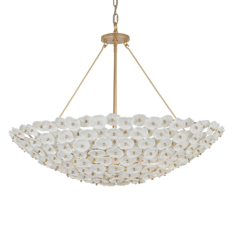 Coastlyn 8-Light Pendant in Legacy Brass