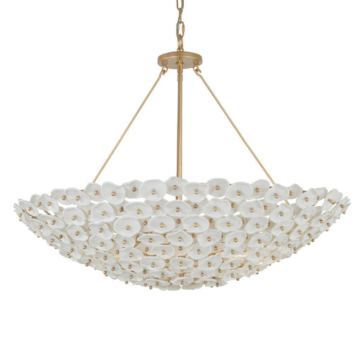 Coastlyn 8-Light Pendant in Legacy Brass