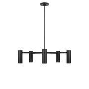 Zentro 5-Light Chandelier in Midnight Black