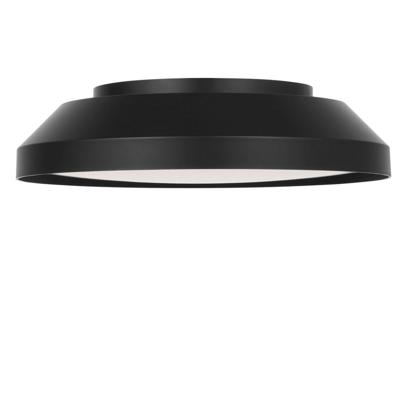 Nevado Flush Mount in Midnight Black