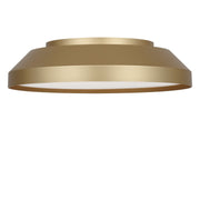 Nevado Flush Mount in Satin Brass