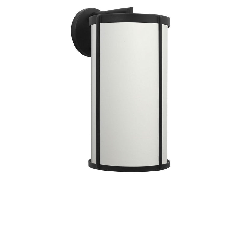 Luning 18.5" Outdoor Wall Lantern in Textured Black