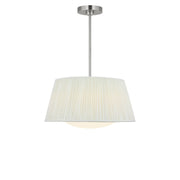 Vilera 3-Light Drum Pendant in Brushed Nickel
