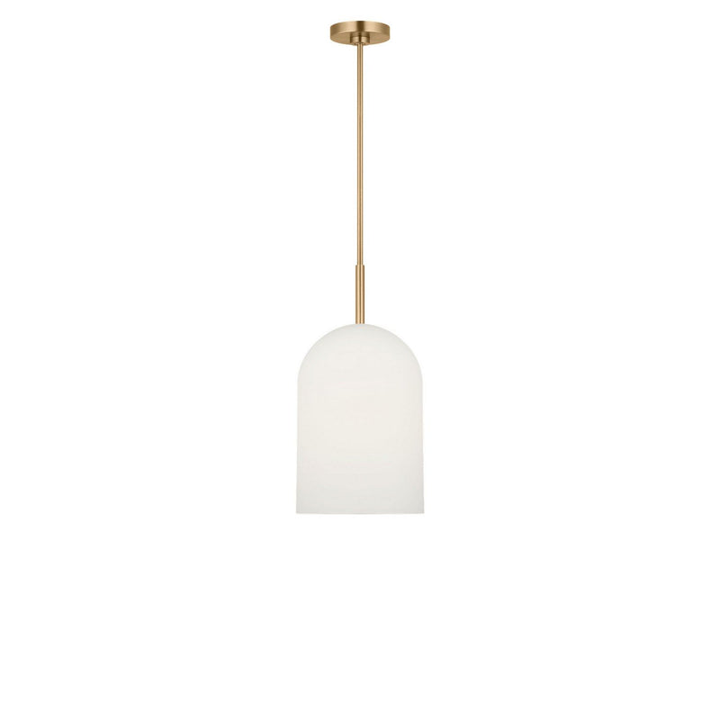 Neblina Mini Pendant in Satin Brass