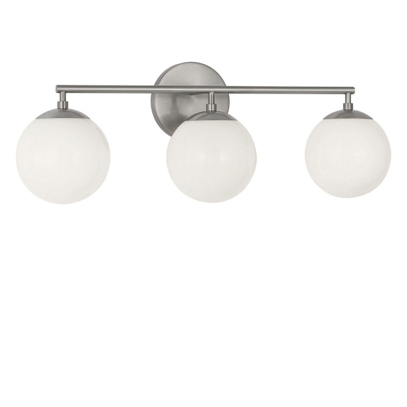 Nube 3-Light Bath Vanity Light in Brushed Nickel