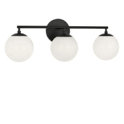 Nube 3-Light Bath Vanity Light in Midnight Black