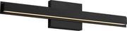 Aro 24" Bath Vanity Light in Midnight Black