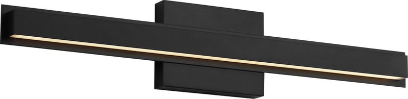 Aro 24" Bath Vanity Light in Midnight Black