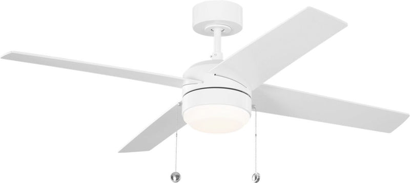 Loni 52" LED Ceiling Fan in Matte White