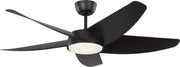 Arkdale 52" LED Ceiling Fan in Midnight Black