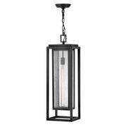 Republic Large Outdoor Hanging Lantern in Black