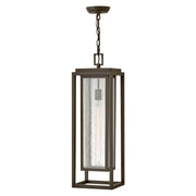 Republic Large Outdoor Hanging Lantern in Oil Rubbed Bronze